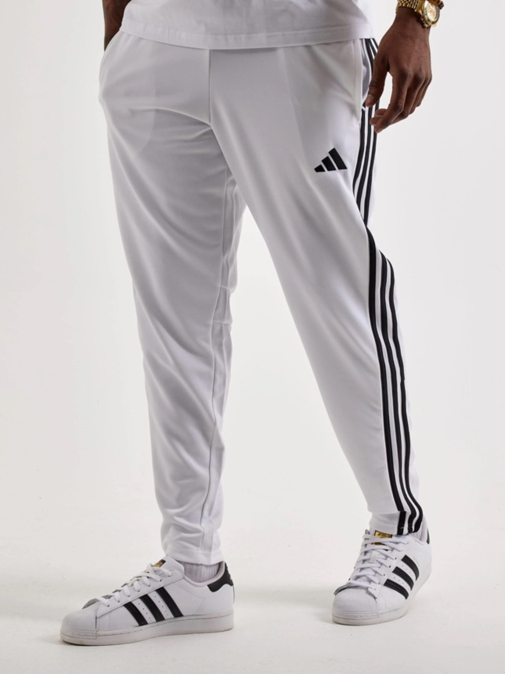 🆕 Adidas Joggers Tiro25 Essentials Training track Pants Bottom Zip in 2XL NWT